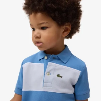Polo Petit Piqué con bloques de color