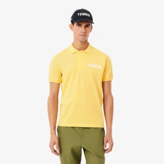 Polo Petit Piqué estampado de corte clásico