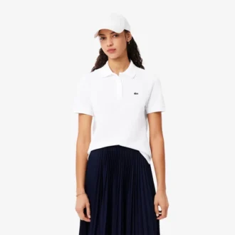 Polo Petit Piqué flexible de corte regular para mujer