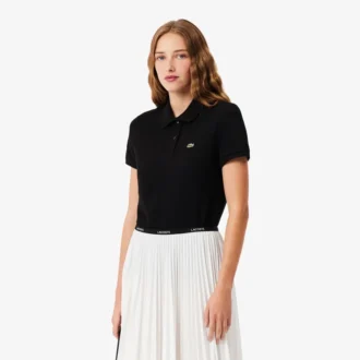 Polo Petit Piqué flexible de corte regular para mujer