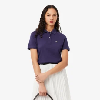 Polo Petit Piqué flexible de corte regular para mujer