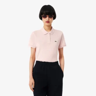 Polo Petit Piqué flexible de corte regular para mujer