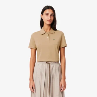 Polo Petit Piqué flexible de corte regular para mujer