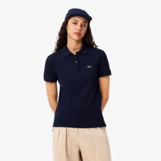 Polo Petit Piqué flexible de corte regular para mujer