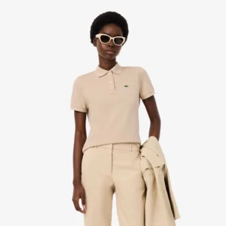 Polo Petit Piqué flexible de corte regular para mujer