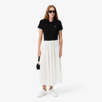 Polo Petit Piqué flexible de corte regular para mujer