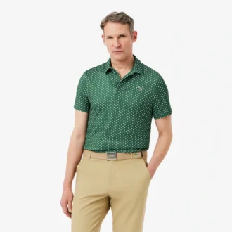 Polos de golf estampados de corte regular