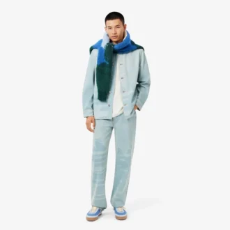 Polos de piqué con cocodrilo Landscape de corte clásico para hombre