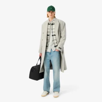 Sobrecamiseta de cuadros de algodón para hombre