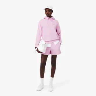 Sudadera con capucha de piqué para mujer