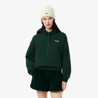 Sudadera con capucha oversize con logo para mujer