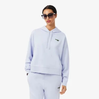 Sudadera con capucha oversize con logo para mujer