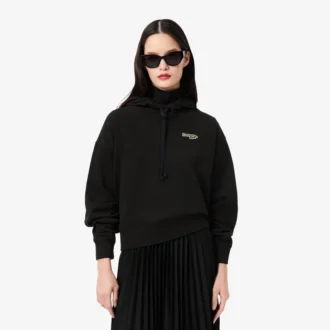 Sudadera con capucha oversize con logo para mujer