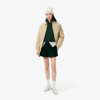 Sudadera con capucha oversize con logo para mujer