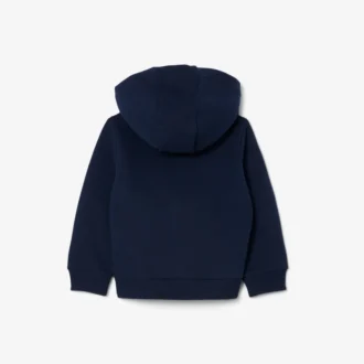 Sudadera con capucha y cremallera de forro polar para niños