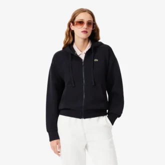 Sudadera con capucha y cremallera Piqua para mujer