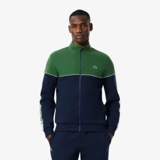 Sudadera con cremallera y bloques de color de Tenis para hombre