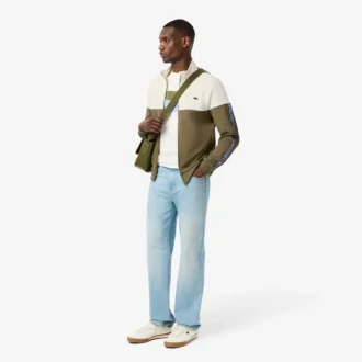 Sudadera con cremallera y bloques de color de Tenis para hombre