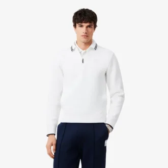 Sudadera con cremallera y cuello polo Tennis Heritage