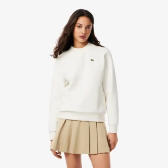 Sudadera de cuello redondo con corte holgado para mujer