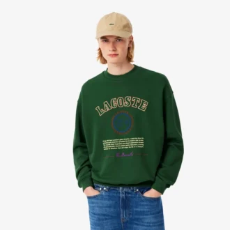 Sudadera de felpa con bordado Heritage para hombre