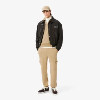 Sudadera de felpa con cremallera para hombre