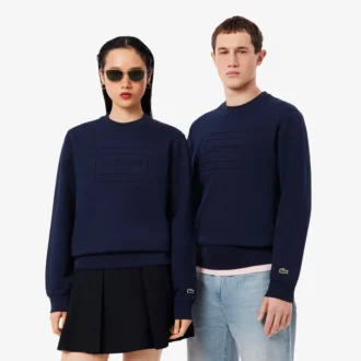 Sudadera de felpa con relieve