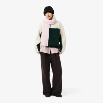 Sudadera de felpa oversize de cuello alto para mujer