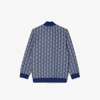 Sudadera infantil con cuello alto y cremallera con el monograma de París