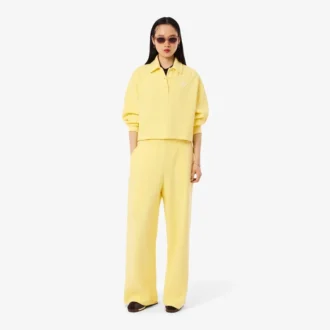 Sudadera polo oversize de canalé