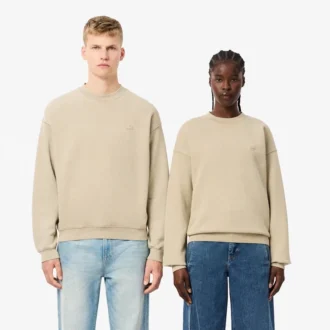Sudadera unisex de felpa con efecto lavado y corte holgado