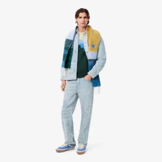 Suéter de lana de alpaca Landscape para hombre