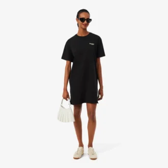 Vestido camiseta oversize de algodón