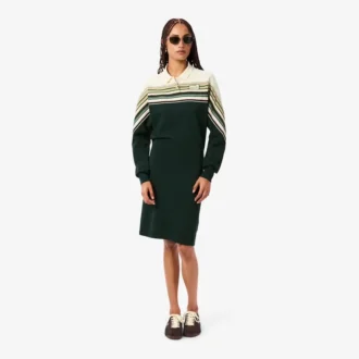 Vestido de piqué de corte ajustado para mujer, fabricado en Francia