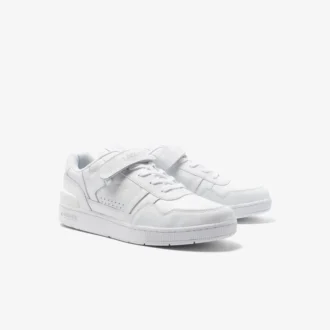 Zapatillas de cuero con velcro T-Clip para hombre